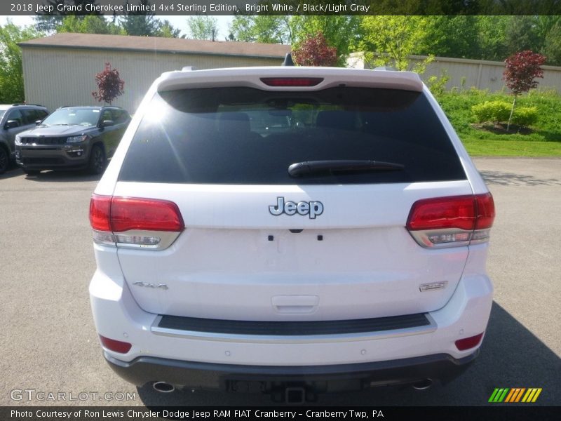 Bright White / Black/Light Gray 2018 Jeep Grand Cherokee Limited 4x4 Sterling Edition