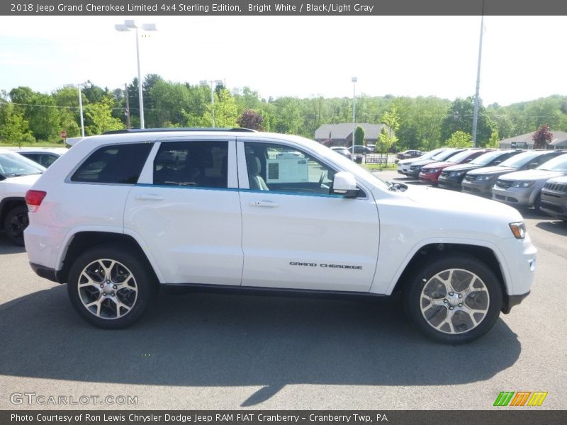 Bright White / Black/Light Gray 2018 Jeep Grand Cherokee Limited 4x4 Sterling Edition