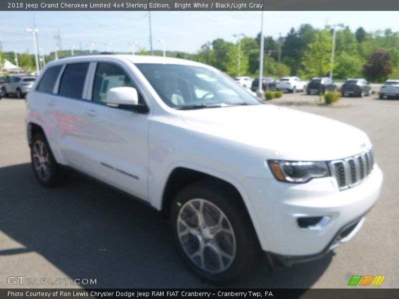 Bright White / Black/Light Gray 2018 Jeep Grand Cherokee Limited 4x4 Sterling Edition