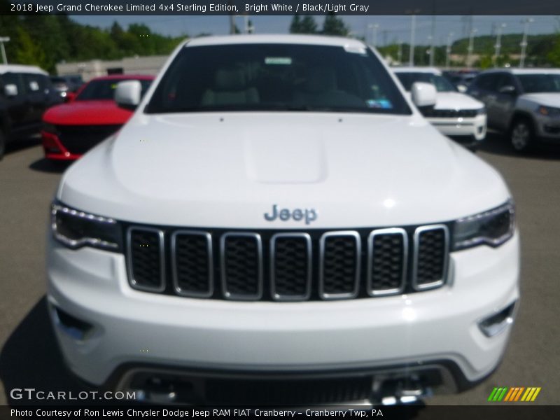 Bright White / Black/Light Gray 2018 Jeep Grand Cherokee Limited 4x4 Sterling Edition