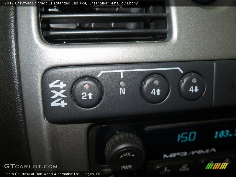 Sheer Silver Metallic / Ebony 2012 Chevrolet Colorado LT Extended Cab 4x4
