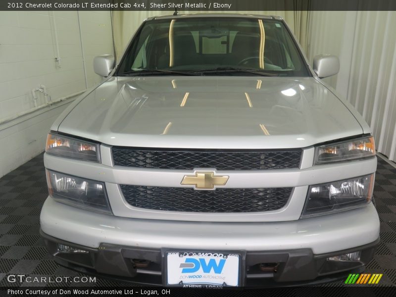 Sheer Silver Metallic / Ebony 2012 Chevrolet Colorado LT Extended Cab 4x4