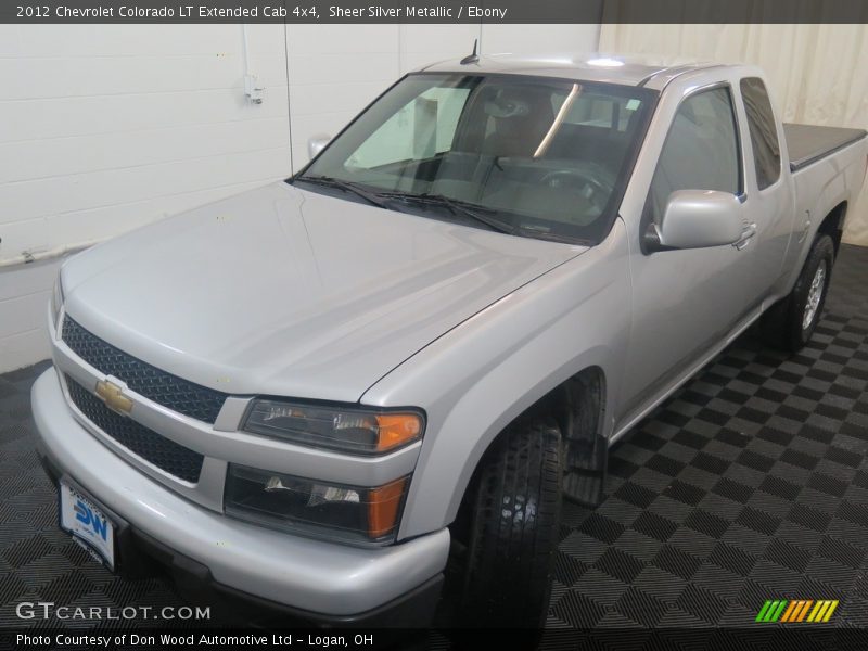 Sheer Silver Metallic / Ebony 2012 Chevrolet Colorado LT Extended Cab 4x4