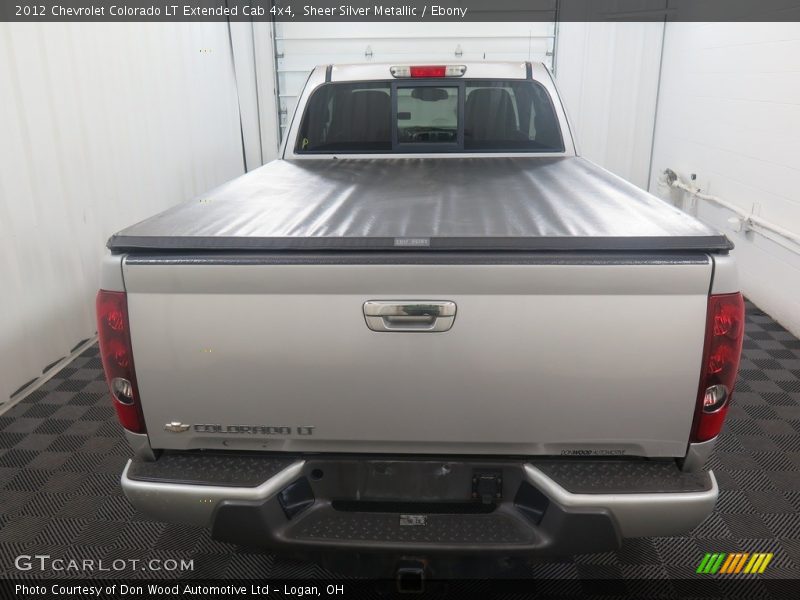 Sheer Silver Metallic / Ebony 2012 Chevrolet Colorado LT Extended Cab 4x4