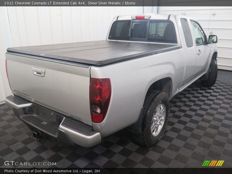 Sheer Silver Metallic / Ebony 2012 Chevrolet Colorado LT Extended Cab 4x4