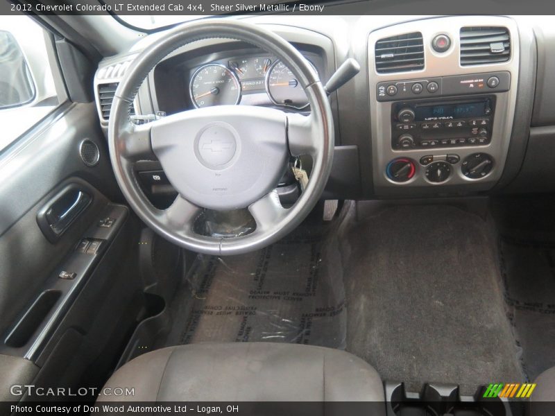 Sheer Silver Metallic / Ebony 2012 Chevrolet Colorado LT Extended Cab 4x4