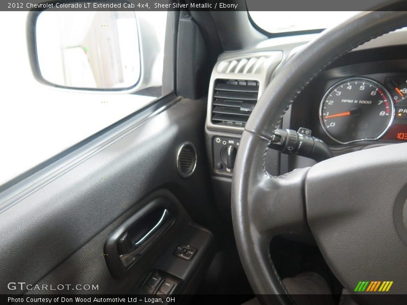 Sheer Silver Metallic / Ebony 2012 Chevrolet Colorado LT Extended Cab 4x4