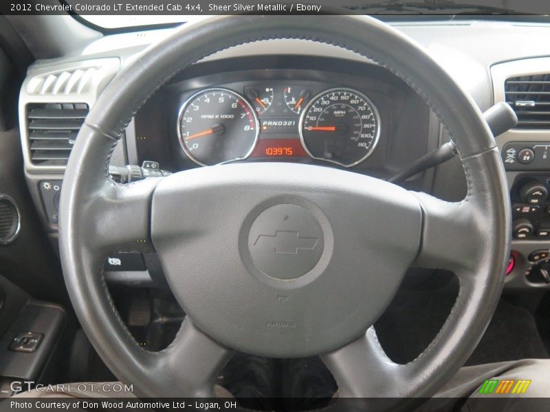 Sheer Silver Metallic / Ebony 2012 Chevrolet Colorado LT Extended Cab 4x4