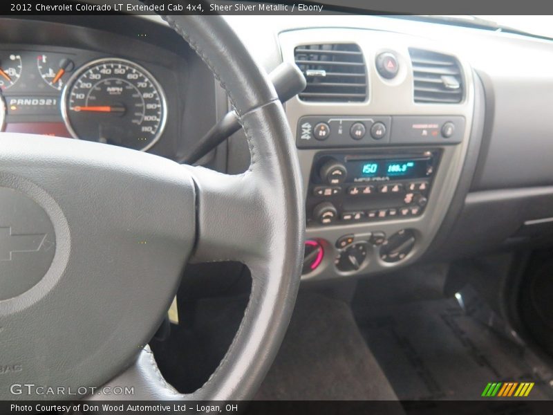Sheer Silver Metallic / Ebony 2012 Chevrolet Colorado LT Extended Cab 4x4