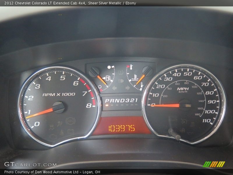 Sheer Silver Metallic / Ebony 2012 Chevrolet Colorado LT Extended Cab 4x4