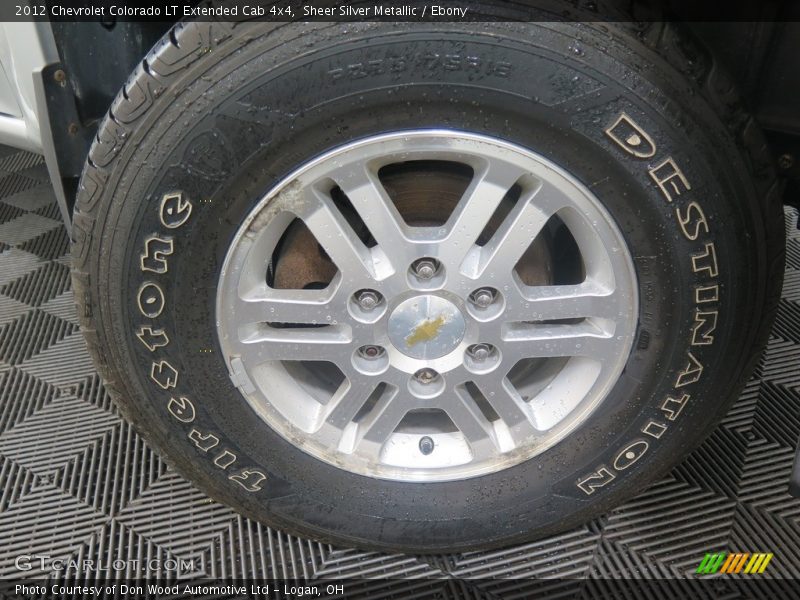 Sheer Silver Metallic / Ebony 2012 Chevrolet Colorado LT Extended Cab 4x4