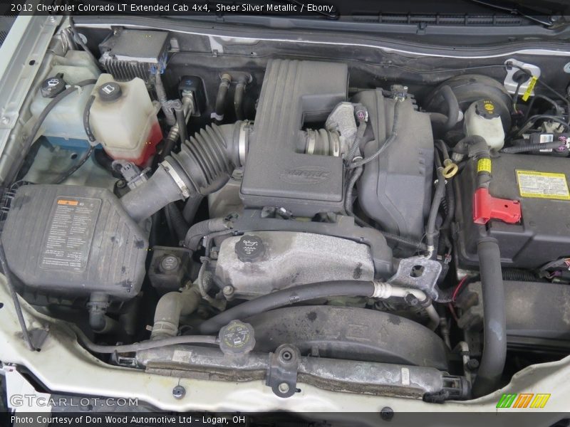 Sheer Silver Metallic / Ebony 2012 Chevrolet Colorado LT Extended Cab 4x4