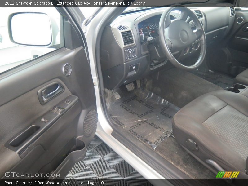 Sheer Silver Metallic / Ebony 2012 Chevrolet Colorado LT Extended Cab 4x4