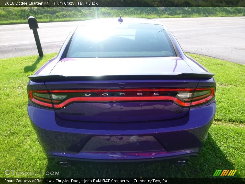 Plum Crazy Pearl / Black 2018 Dodge Charger R/T