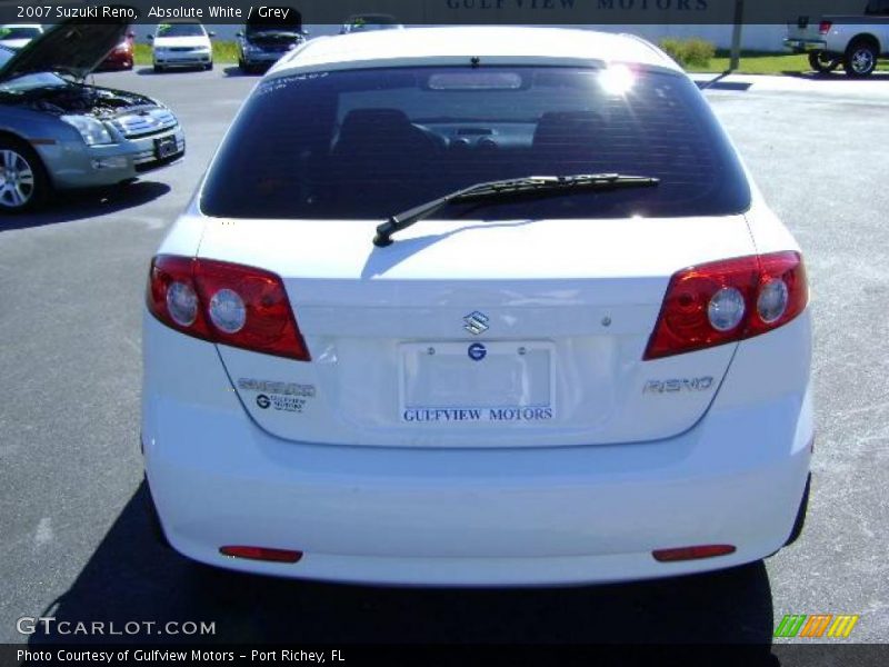 Absolute White / Grey 2007 Suzuki Reno