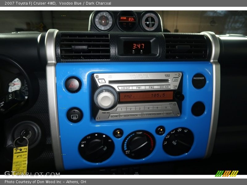 Voodoo Blue / Dark Charcoal 2007 Toyota FJ Cruiser 4WD