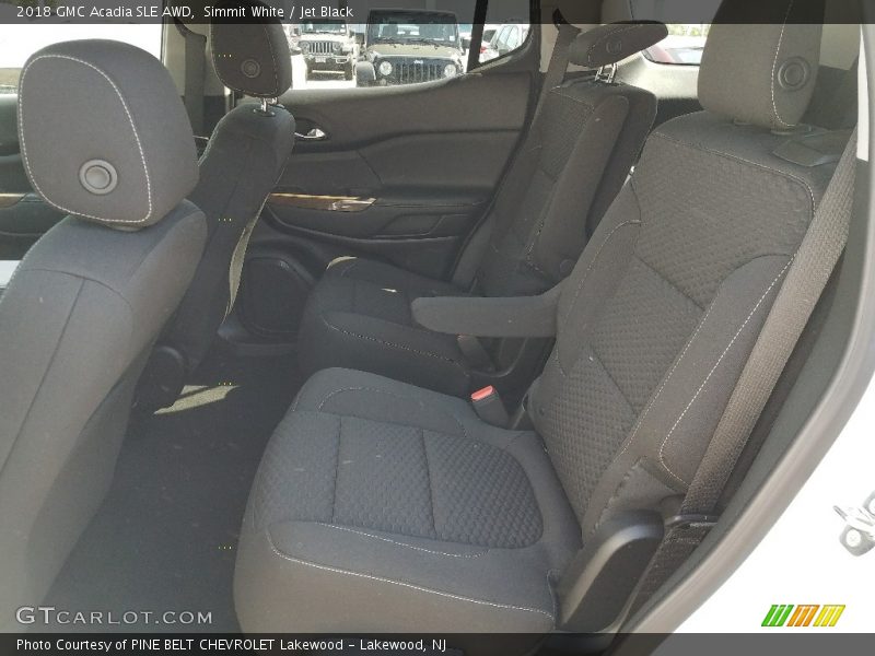 Simmit White / Jet Black 2018 GMC Acadia SLE AWD