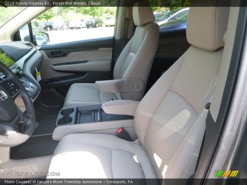  2019 Odyssey EX Beige Interior