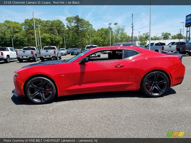 Red Hot / Jet Black 2018 Chevrolet Camaro SS Coupe