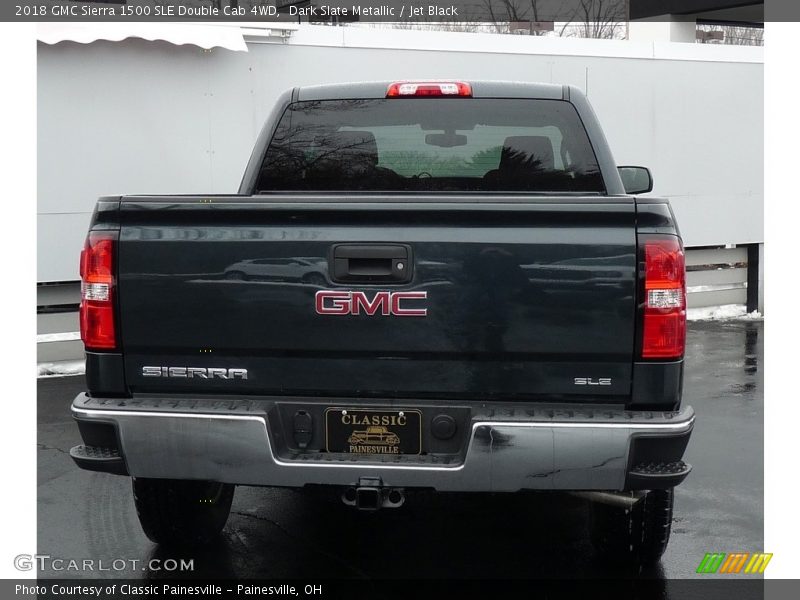 Dark Slate Metallic / Jet Black 2018 GMC Sierra 1500 SLE Double Cab 4WD