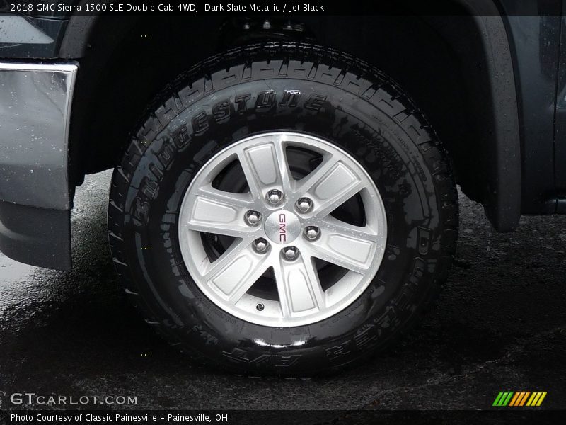 Dark Slate Metallic / Jet Black 2018 GMC Sierra 1500 SLE Double Cab 4WD