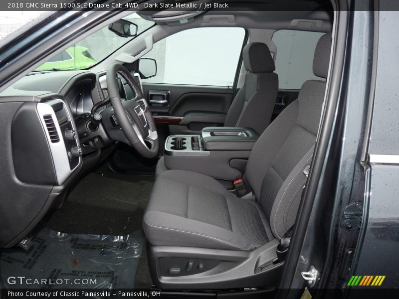 Dark Slate Metallic / Jet Black 2018 GMC Sierra 1500 SLE Double Cab 4WD