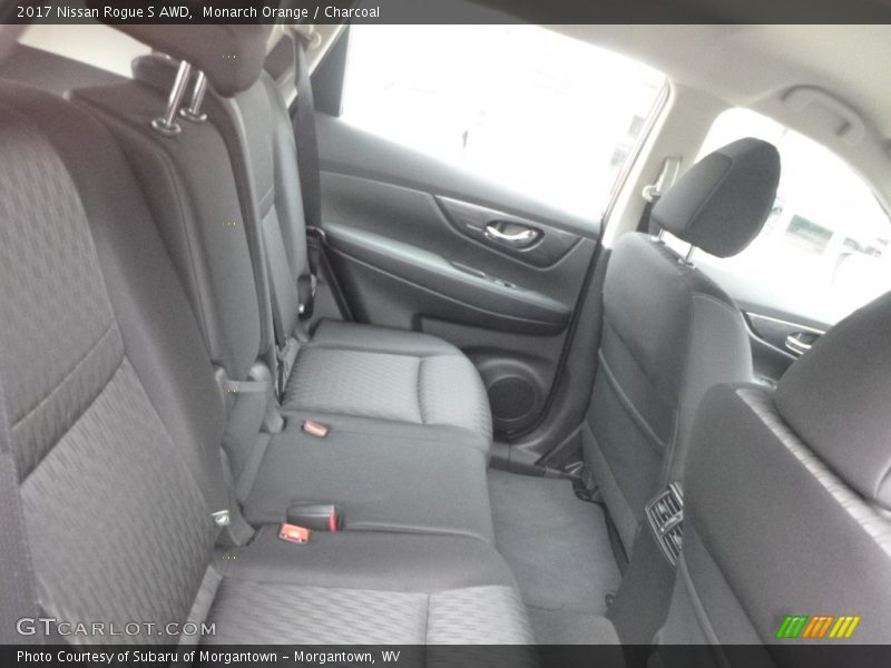 Monarch Orange / Charcoal 2017 Nissan Rogue S AWD