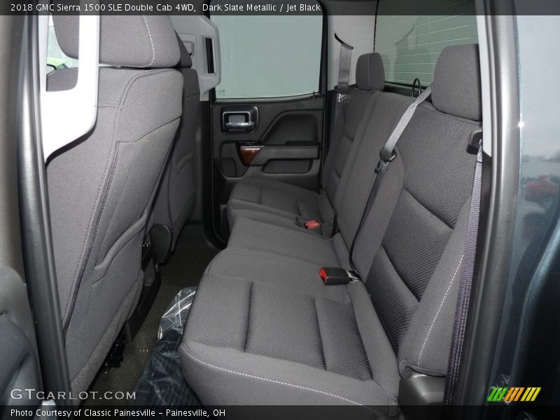Dark Slate Metallic / Jet Black 2018 GMC Sierra 1500 SLE Double Cab 4WD