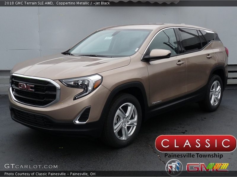Coppertino Metallic / ­Jet Black 2018 GMC Terrain SLE AWD