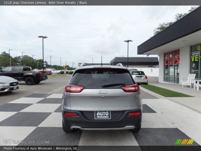 Billet Silver Metallic / Black 2018 Jeep Cherokee Limited