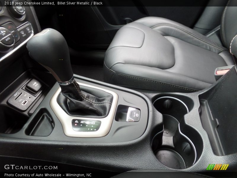 Billet Silver Metallic / Black 2018 Jeep Cherokee Limited