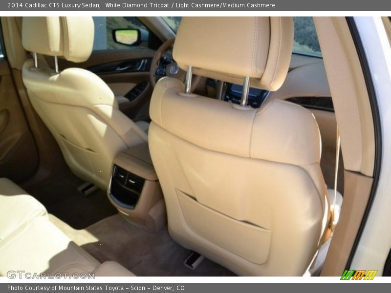 White Diamond Tricoat / Light Cashmere/Medium Cashmere 2014 Cadillac CTS Luxury Sedan