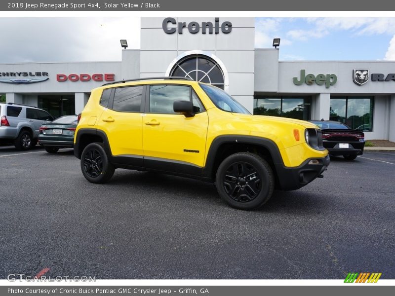 Solar Yellow / Black 2018 Jeep Renegade Sport 4x4