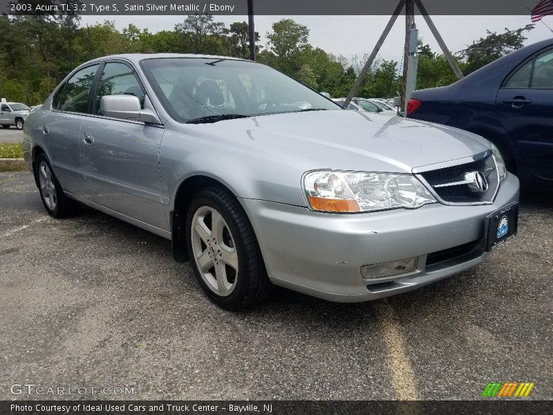 Satin Silver Metallic / Ebony 2003 Acura TL 3.2 Type S