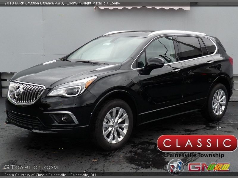 Ebony Twilight Metallic / Ebony 2018 Buick Envision Essence AWD