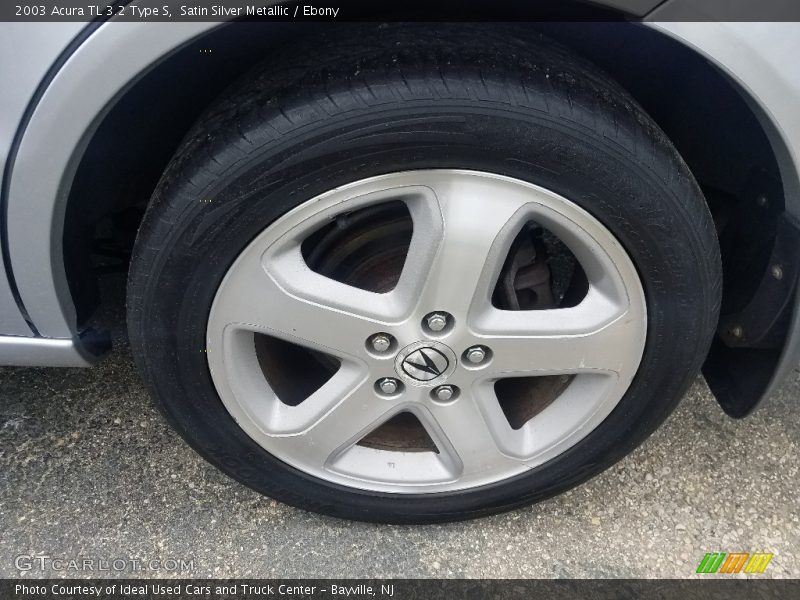 Satin Silver Metallic / Ebony 2003 Acura TL 3.2 Type S