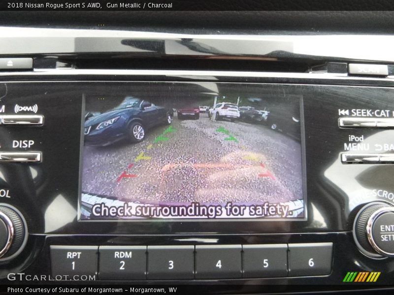 Gun Metallic / Charcoal 2018 Nissan Rogue Sport S AWD