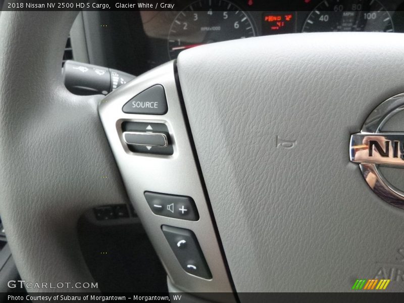 Glacier White / Gray 2018 Nissan NV 2500 HD S Cargo