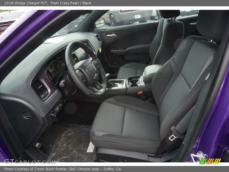 Plum Crazy Pearl / Black 2018 Dodge Charger R/T