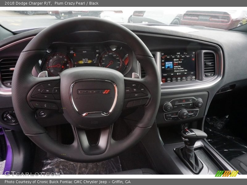 Plum Crazy Pearl / Black 2018 Dodge Charger R/T