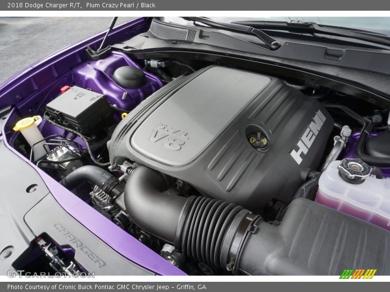 Plum Crazy Pearl / Black 2018 Dodge Charger R/T