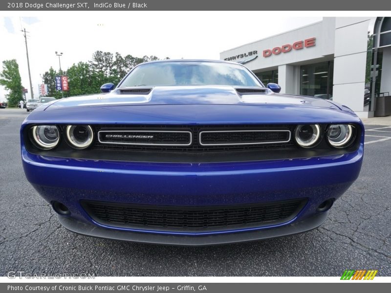 IndiGo Blue / Black 2018 Dodge Challenger SXT