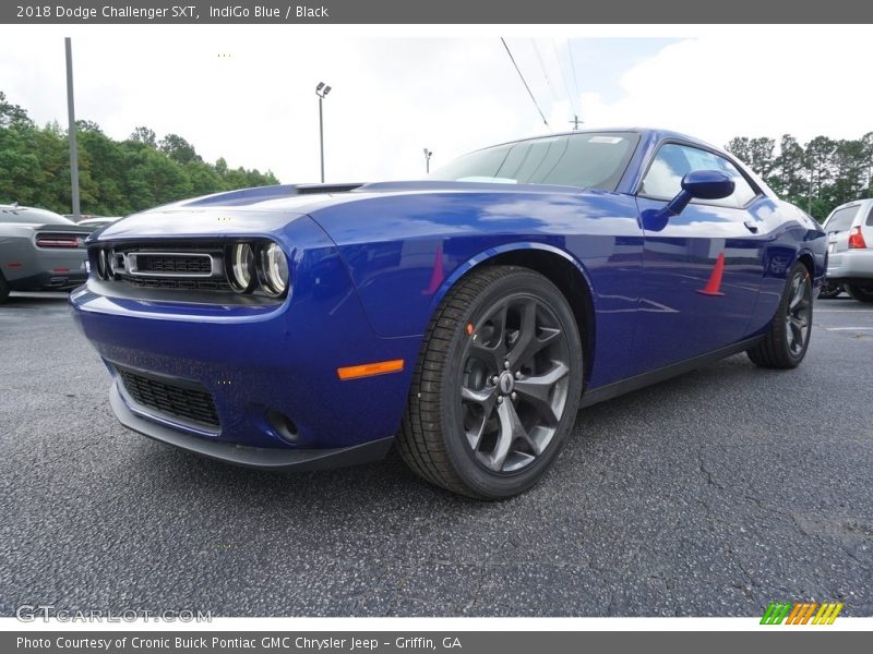 IndiGo Blue / Black 2018 Dodge Challenger SXT
