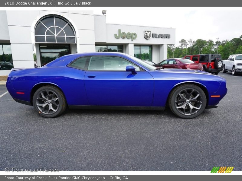IndiGo Blue / Black 2018 Dodge Challenger SXT