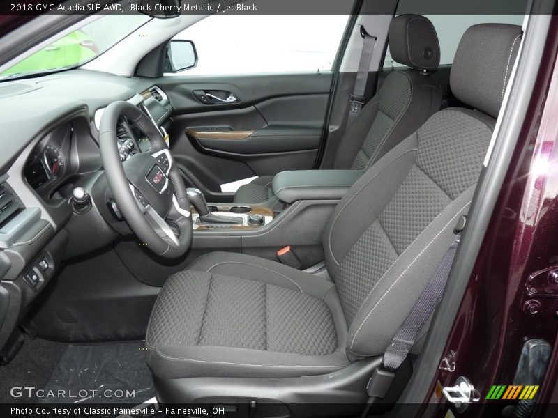 Black Cherry Metallic / Jet Black 2018 GMC Acadia SLE AWD