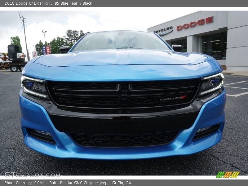 B5 Blue Pearl / Black 2018 Dodge Charger R/T