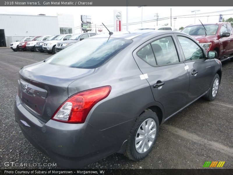 Gun Metal Metallic / Charcoal 2018 Nissan Versa S