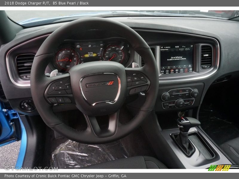 B5 Blue Pearl / Black 2018 Dodge Charger R/T