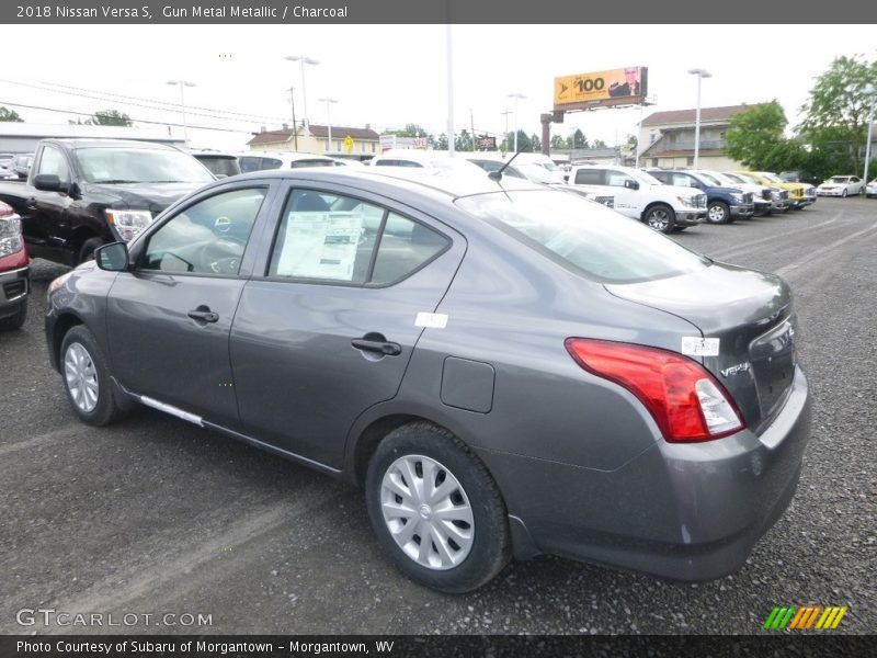 Gun Metal Metallic / Charcoal 2018 Nissan Versa S