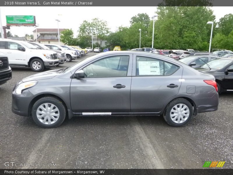 Gun Metal Metallic / Charcoal 2018 Nissan Versa S